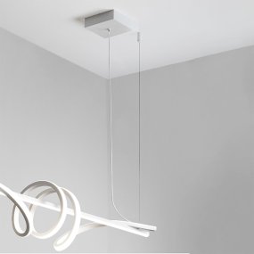 Promoingross LED-Kronleuchter CURL S120 b