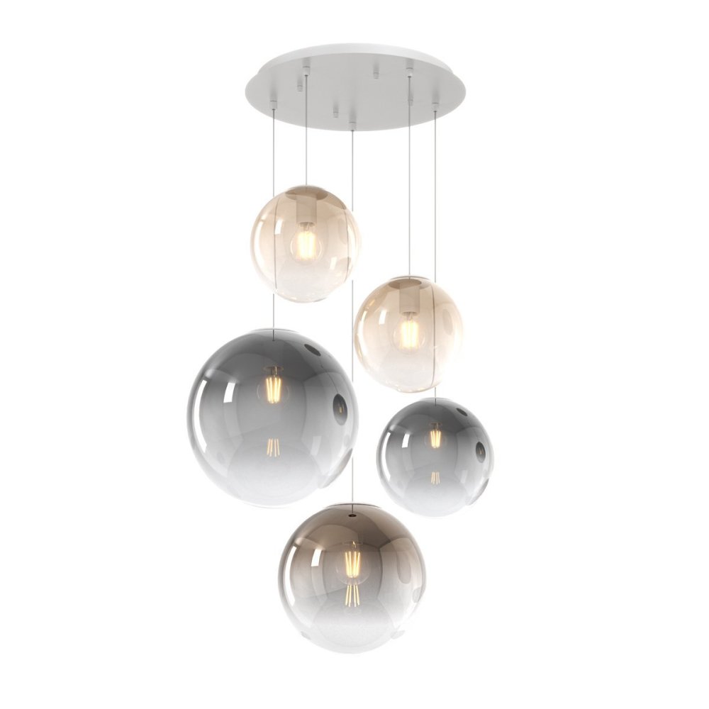 Lustre moderne Top Light BIG ECLIPSE 1194 BI S5 TMIX MC