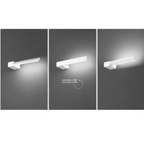 Applique moderno Perenz illumina ELLE 8228 B CT LED orientabile lampada parete