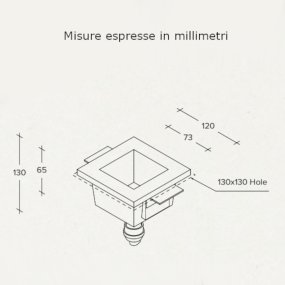 Faretto incasso Sforzin illuminazione ATTICA ORIENTABILE T177 GU10 LED