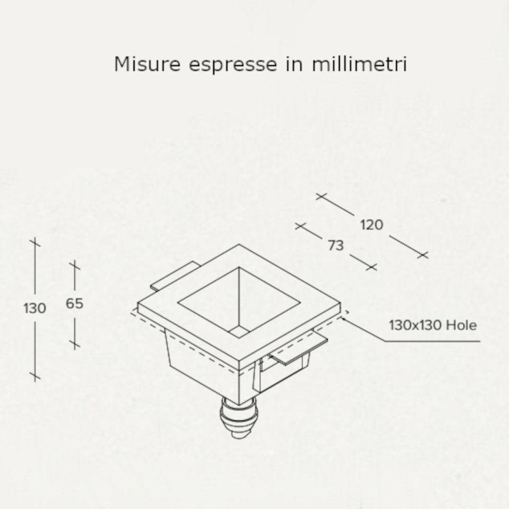 Faretto incasso Sforzin illuminazione ATTICA ORIENTABILE T177 GU10 LED