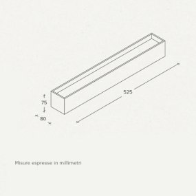 Sforzin HERMIONE T210 G9 LED moderne Wandleuchte