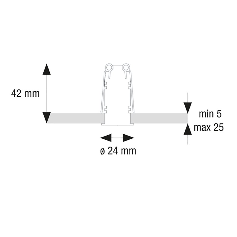 Pan International FOCUS MINI FO-MAA Einbaustrahler