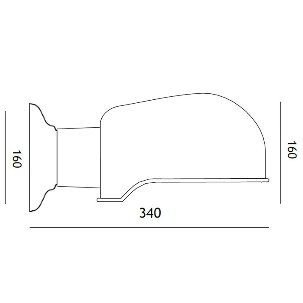 Aplique de exterior Toscot BISTRO 1182 IP44