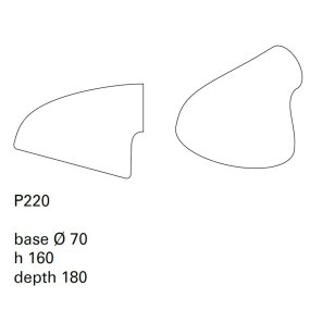 Aplique de exterior Toscot MARION P220 IP55