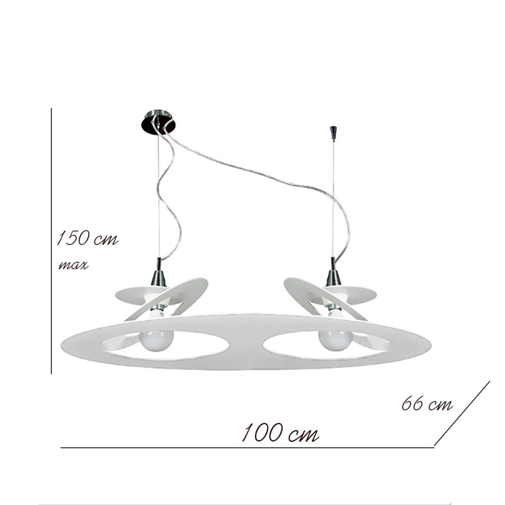 Lámpara de araña Padana Lampadari PLANET 1057-2 lámparas de araña