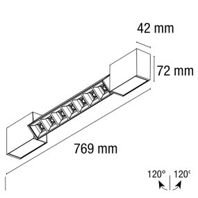 Pan International MAYA mini ADY aplique led