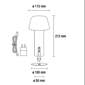 Externer Lampenschirm Pan International SEAL TAV40040 IP54