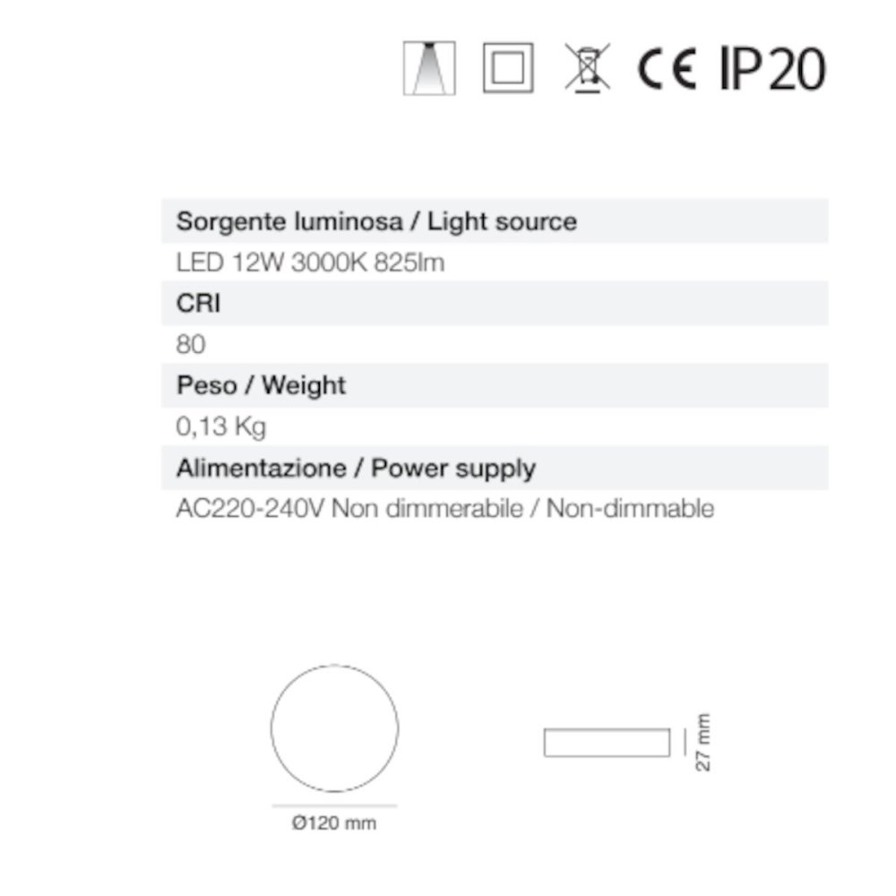 Plafoniera 10013 di Neo luce