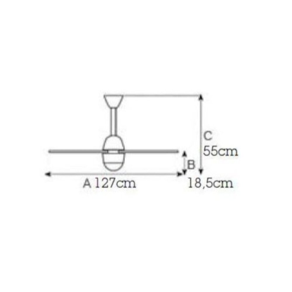 Italexport SWING eco E27 LED ventilateur moderne