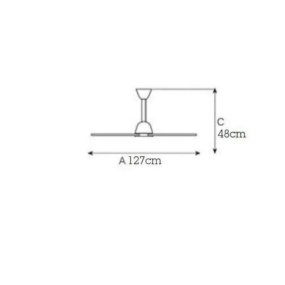 Italexport LIBELLULA 5660 moderner Ventilator ohne Licht