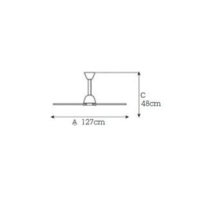 Italexport BLACK LIBELLULA 5701 moderner Ventilator