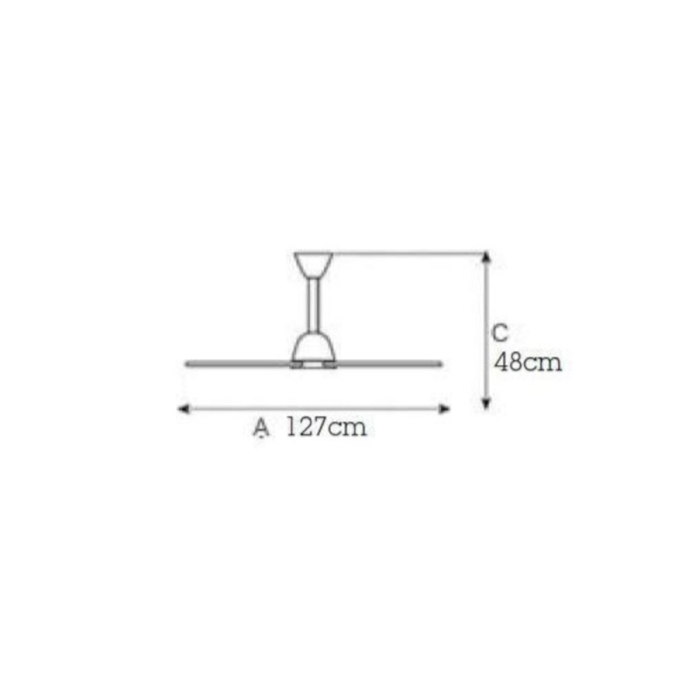 Italexport BLACK LIBELLULA 5701 moderner Ventilator