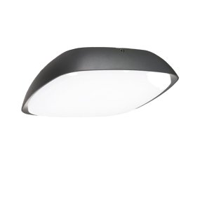 Plafoniera alluminio policarbonato Gea Led ASMAN GES090