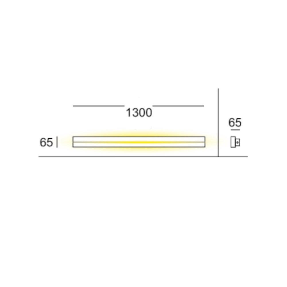 Moderne Wandleuchte Cattaneo SESAMO LED 836 125PA 60W