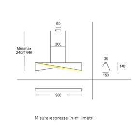 Lámpara de araña moderna iluminación Cattaneo KAMI 891 90S LED