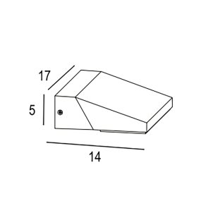 Promoingross BOB A17 aplique LED exterior