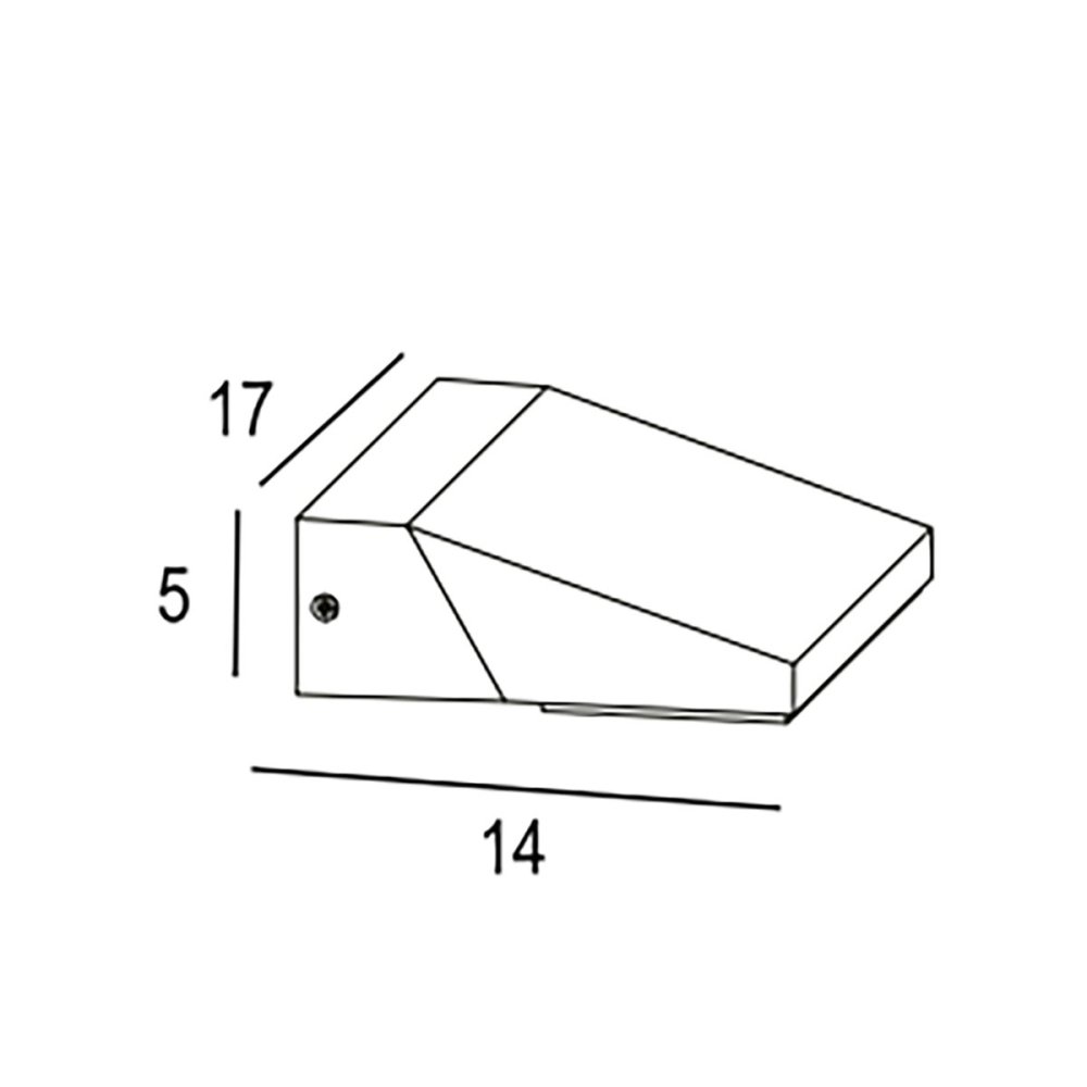 Promoingross BOB A17 aplique LED exterior