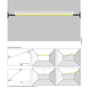 LED-Streifen-Montagesystem Redo Group Italia FREEDOM 01-4174