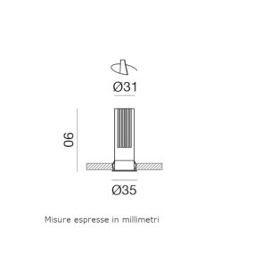 Foco empotrable LED moderno Gea Led GFA1410C