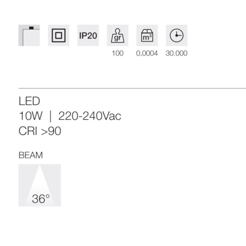 Foco empotrable moderno Gea Led GFA1410N LED