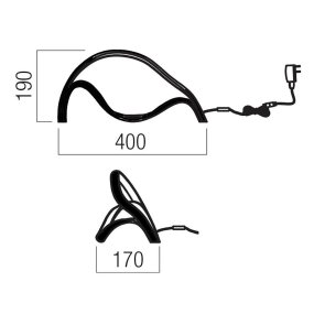 Abat-jour led Redo Group TEMPEST 01-3602 01-3600