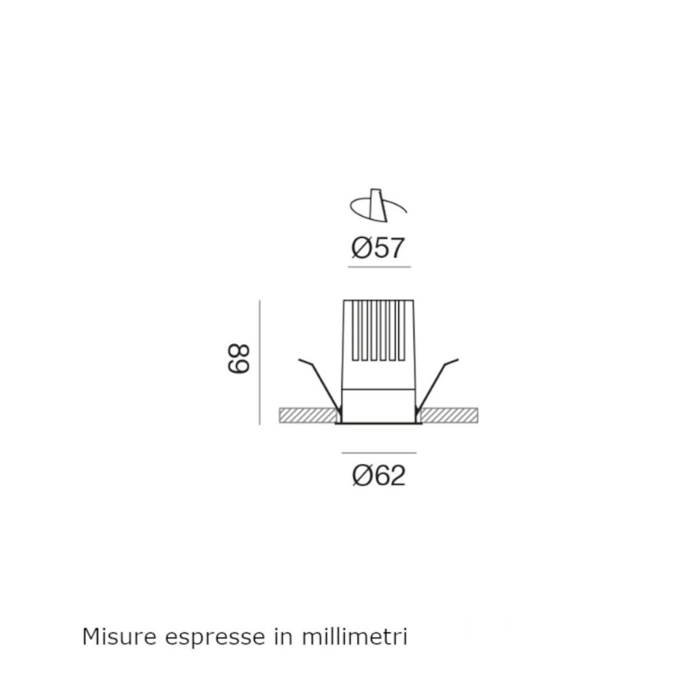 Spot encastrable moderne Gea Led GFA1415C LED