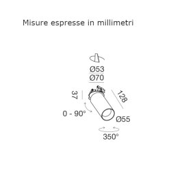 Spot da incasso GFA1483H Gea Led