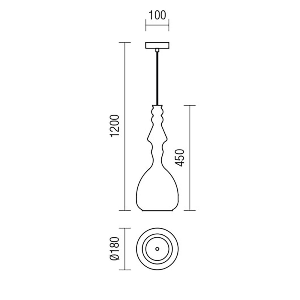 Lampadario led Redo group AMBIX 2937 2938 2939