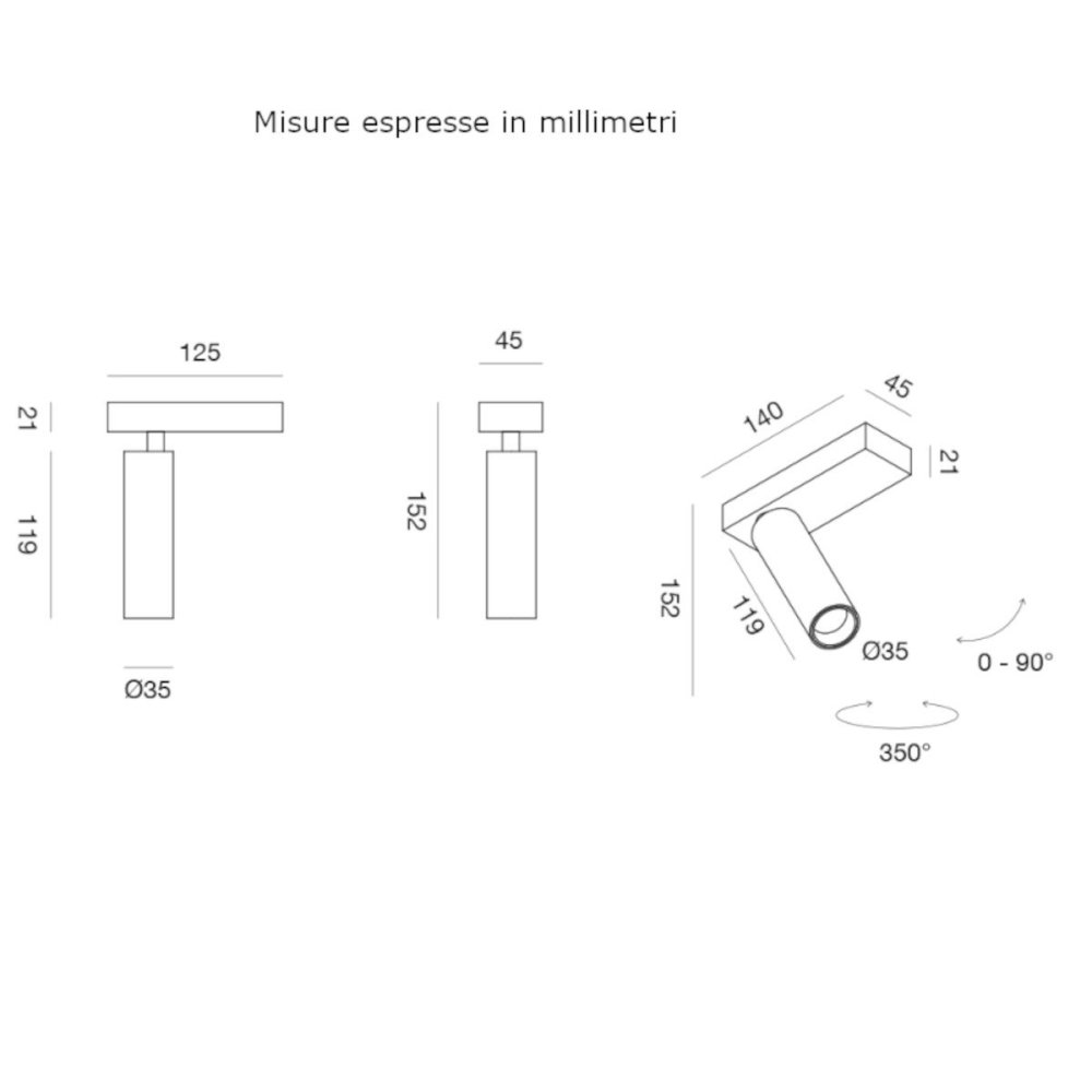 Plafoniera moderna Gea Led GFA1470C LED