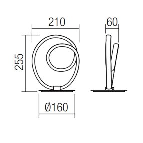 Abat-jour LED groupe REDO SINTRA 01-1479