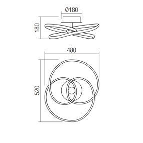 Plafoniera Redo Group SINTRA 01-2189 LED