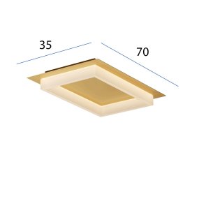 Redo Group lámpara de techo LED PERIMETRO 981 LED CCT