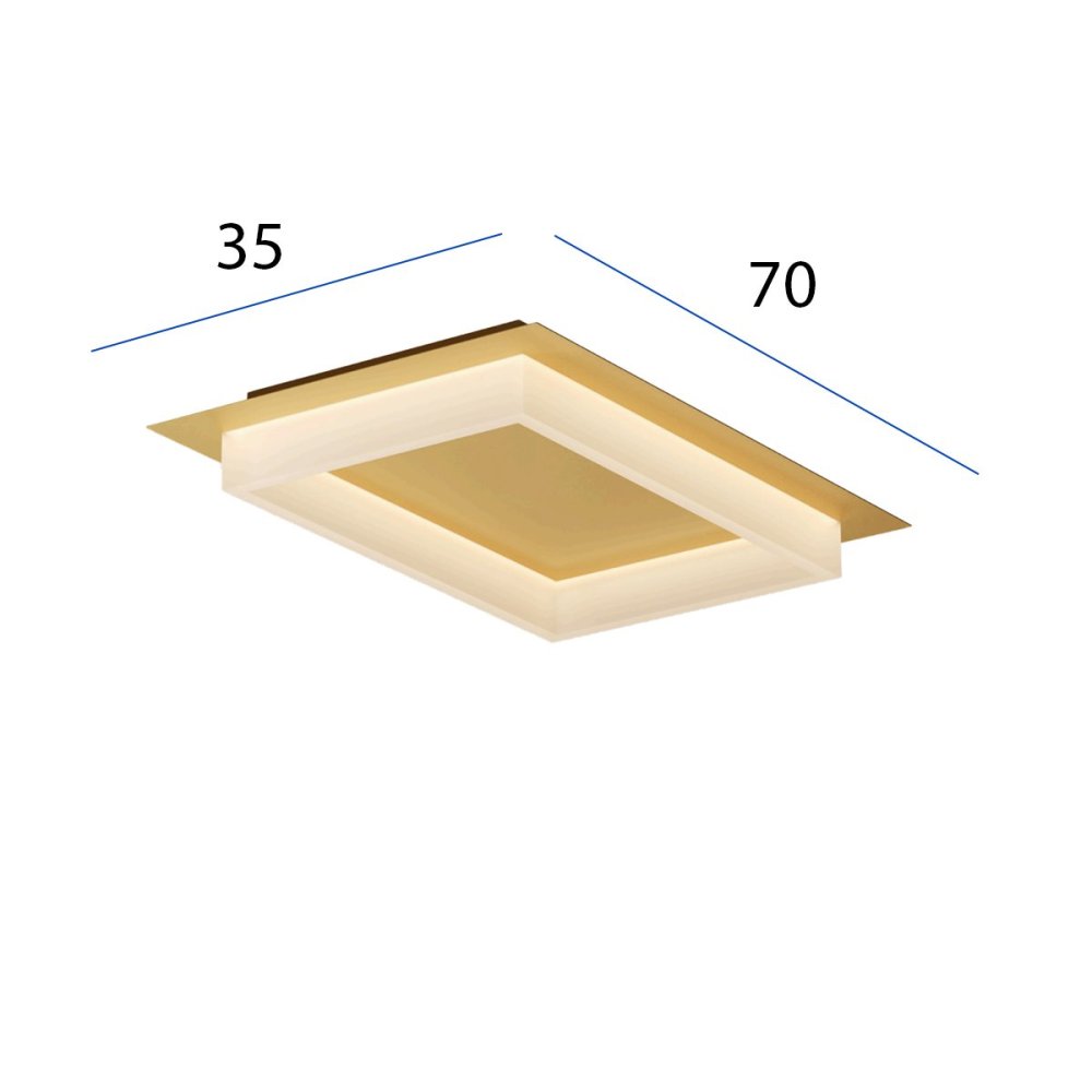 Redo Group LED-Deckenleuchte PERIMETRO 981 LED CCT