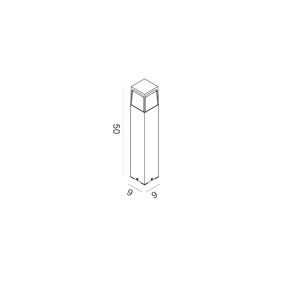 Farol moderno Gea Led GES2032 E27 LED IP44