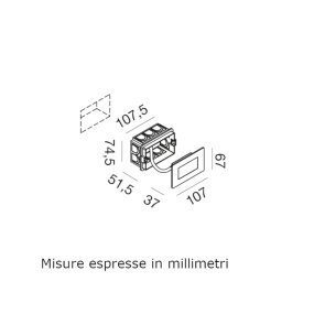 Gea Led GES2130 LED IP54 Einbau-Stufenleuchte