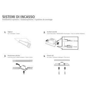 Faretto incasso Sforzin illuminazione THESSALY RASO T392 GU10 LED classico spot cartongesso