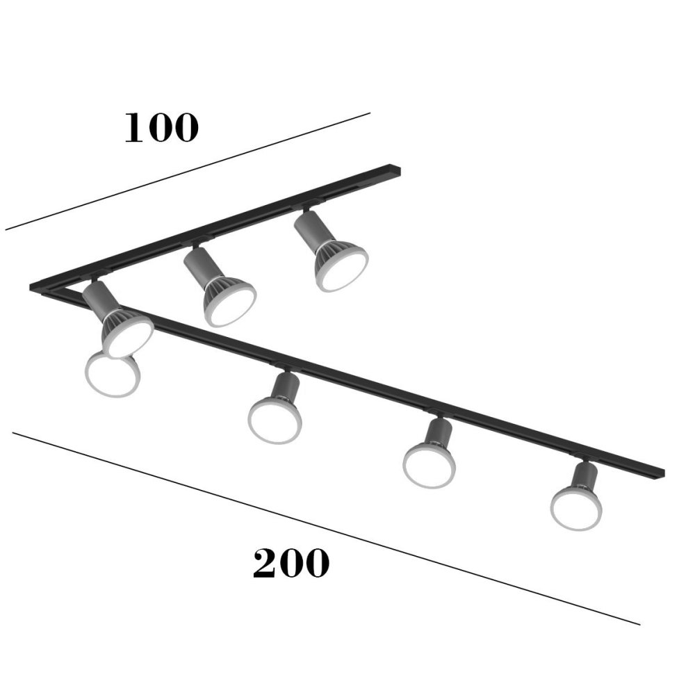 Rail Top Light MONO AMOSKIT 300L BLANC