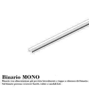 Binario Top Light MONO AMOSKIT 300 BI