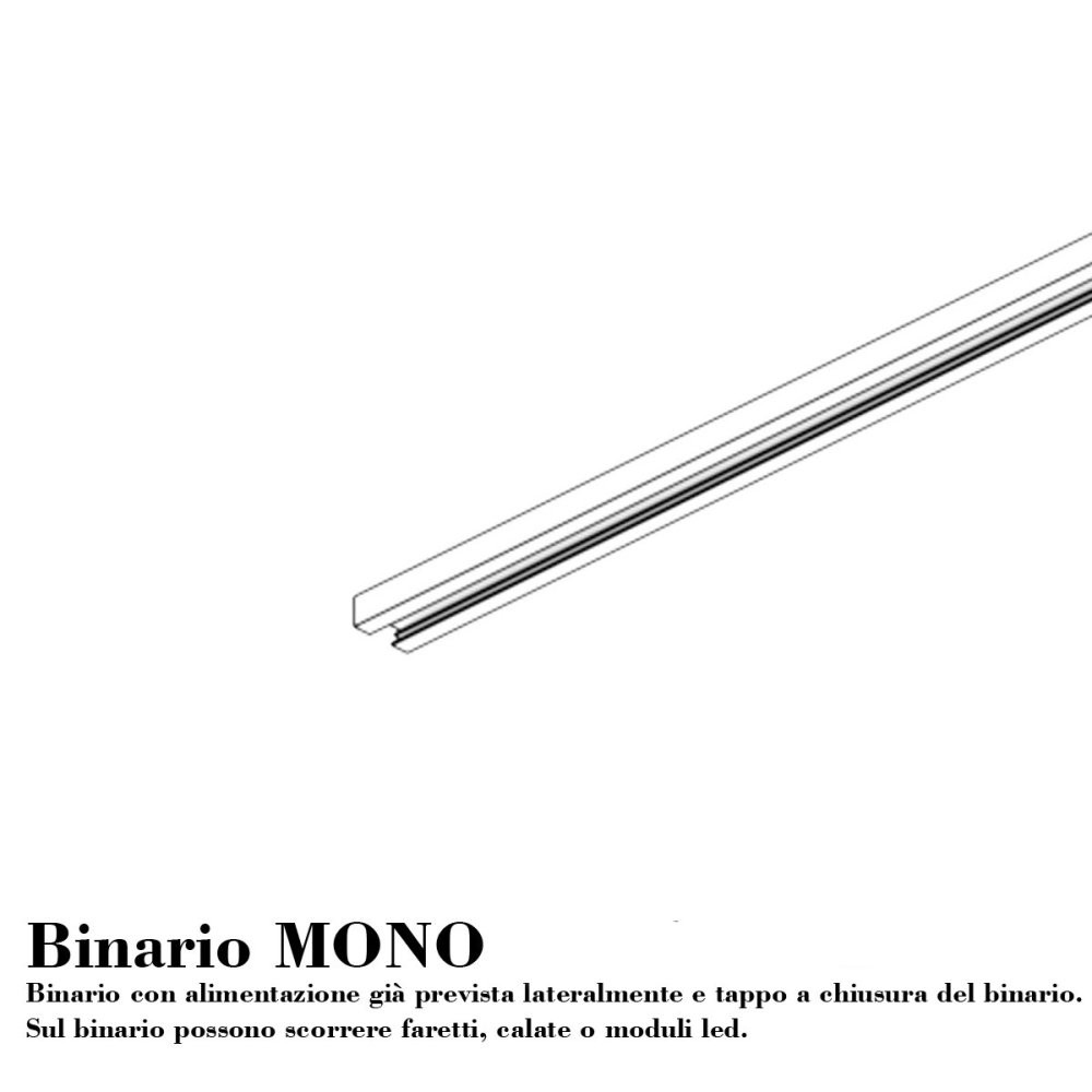 Binario Top Light MONO AMOSKIT 300 BI