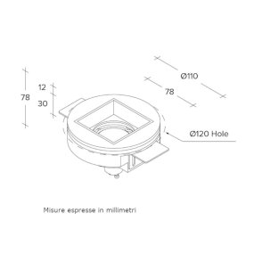 Sforzin Einbaustrahler Beleuchtung ELIS RASO T414 GU10 LED