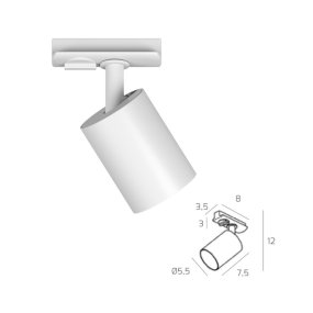 Carril Top Light MONO MIXXIT 300 N BI