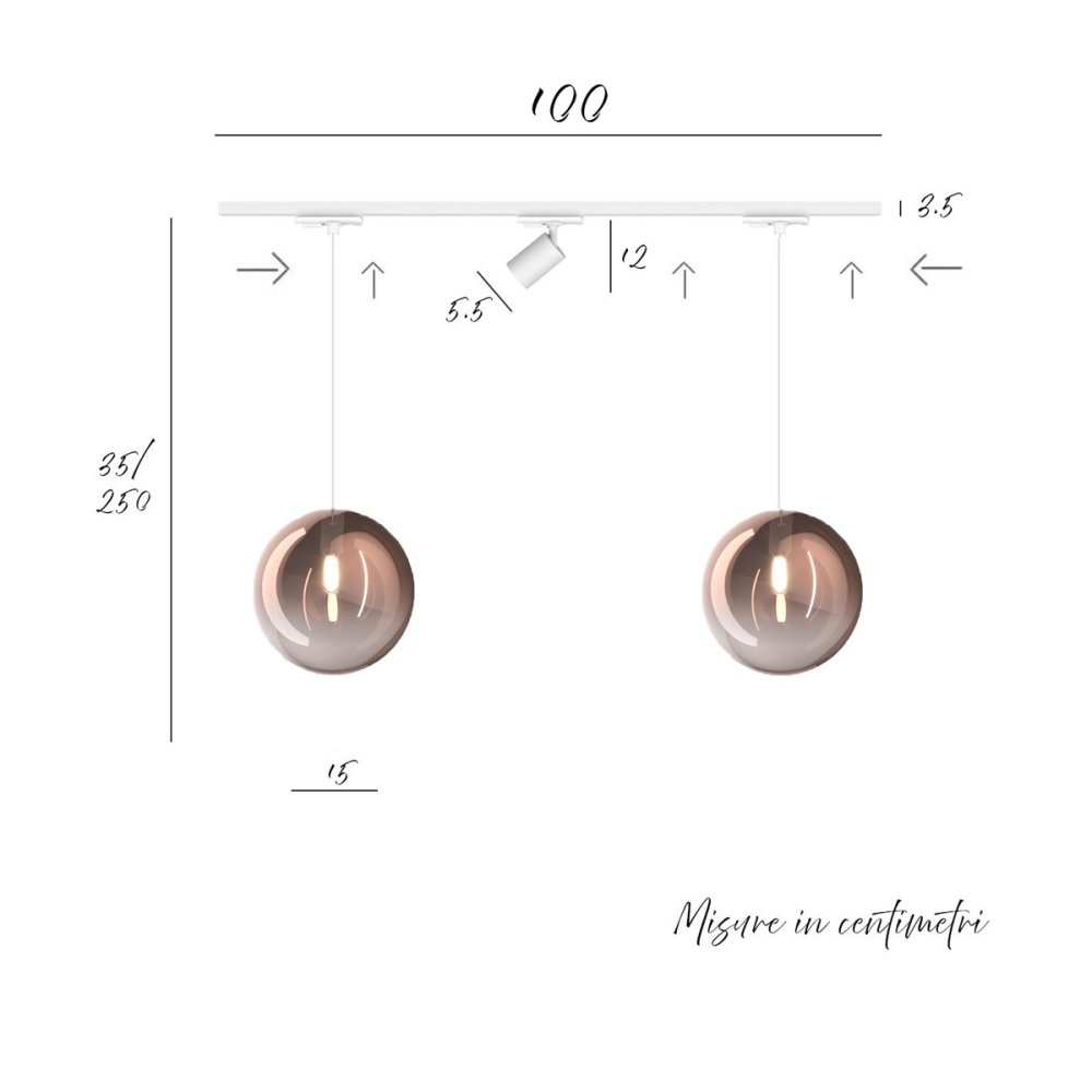 Top Light MONO 1184 ECLIPSE YARI-Schiene