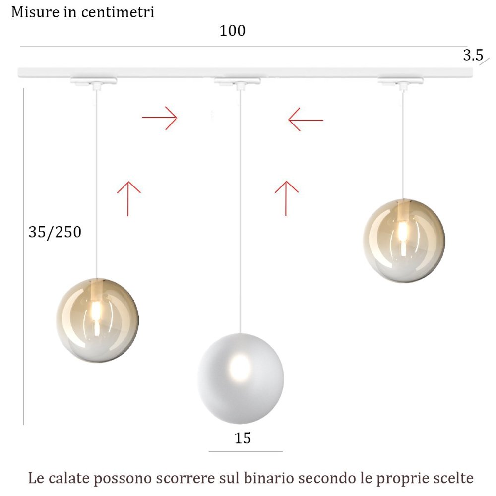 Top Light MONO 1184 ECLIPSE BF-AM-Schiene