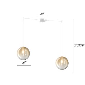 Top Light ECLIPSE 1184 BI S2 S AM Kronleuchter