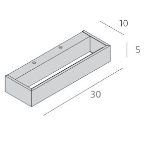 Aplique moderno Top Light BIOS 1213 30 LED SWITCH