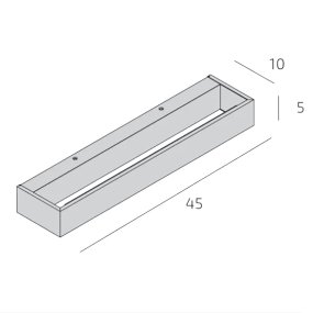 Applique moderne Top Light BIOS 1213 45 LED INTERRUPTEUR