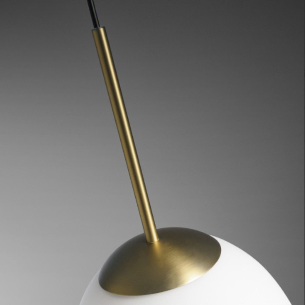 Lampadario classico Miloox DROP 1744.316.gold E27 LED metallo vetro