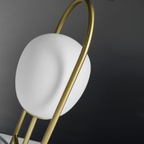 Abat-jour classique LED Miloox DROP 1744.312.Gold E27