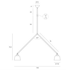 Lampadario moderno Miloox NEORETRO 1744 217 E27 LED